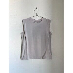 Athleta Seasoft Tank Sweatshirt in Abalone (Gray/Beige) Size SMALL